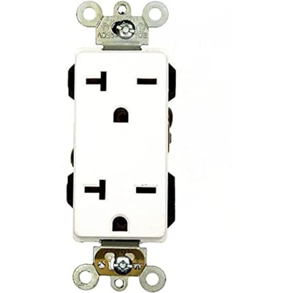 Leviton Decora Plus 20 A 250 V Duplex receptáculo_1