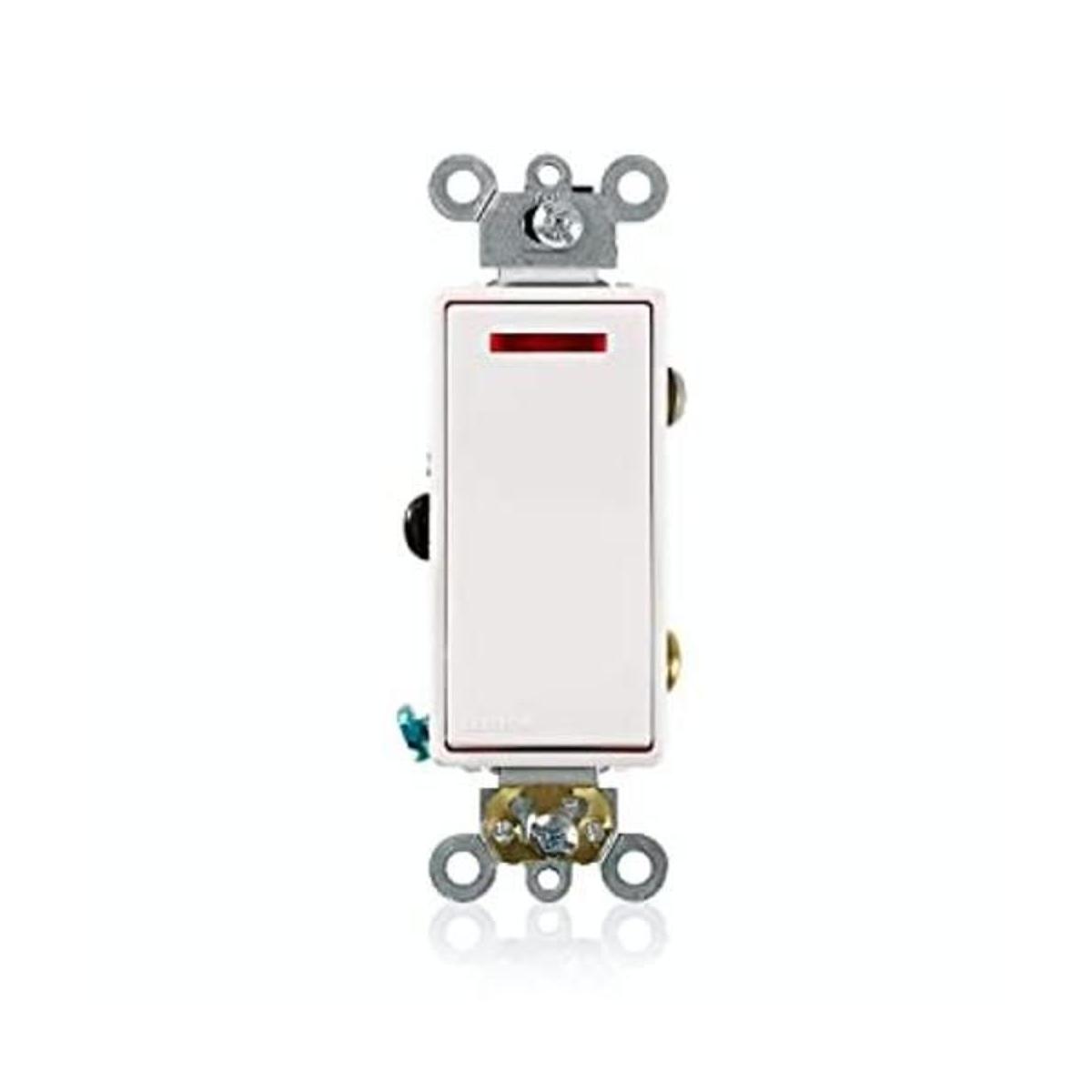 Leviton 56282W 20 amperios 120 voltios luz piloto de
