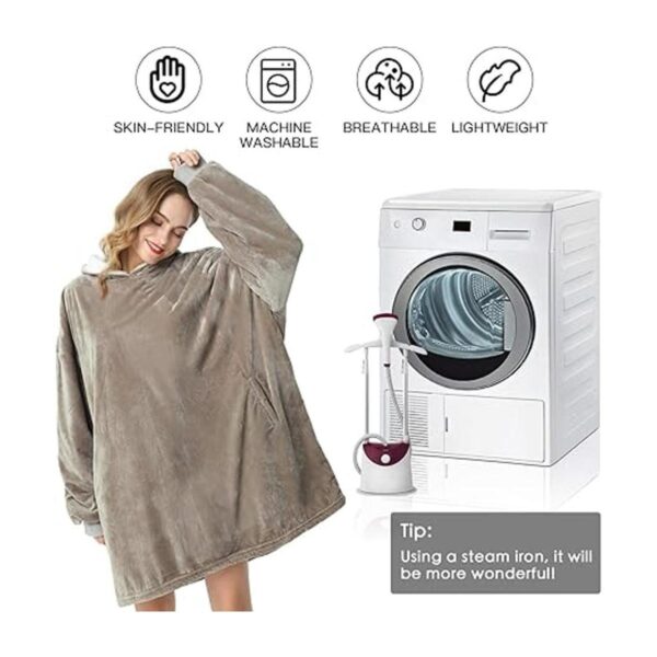 LetsFunny Sudadera holgada con capucha estilo cobija