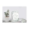 Letrero y tarjetas de juego de Eucalyptus How Many Kisses_2