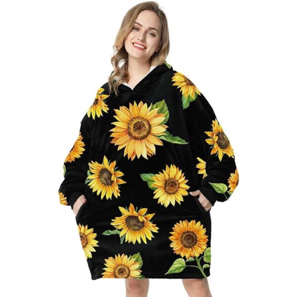 LetsFunny Sudadera de manta con capucha de gran tamaño_1