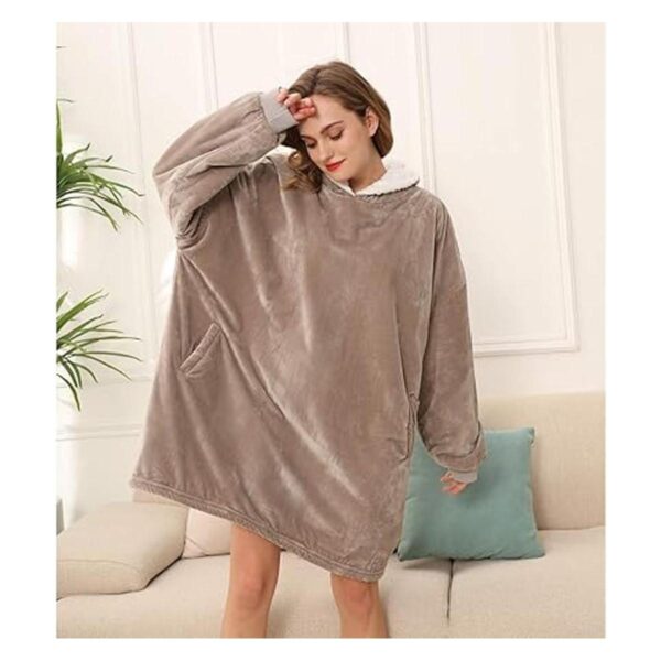 LetsFunny Sudadera holgada con capucha estilo cobija