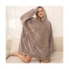 LetsFunny Sudadera holgada con capucha estilo cobija