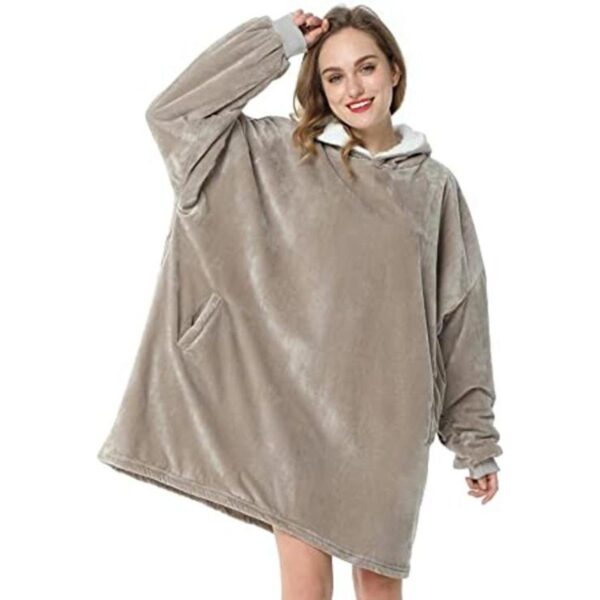LetsFunny Sudadera holgada con capucha estilo cobija