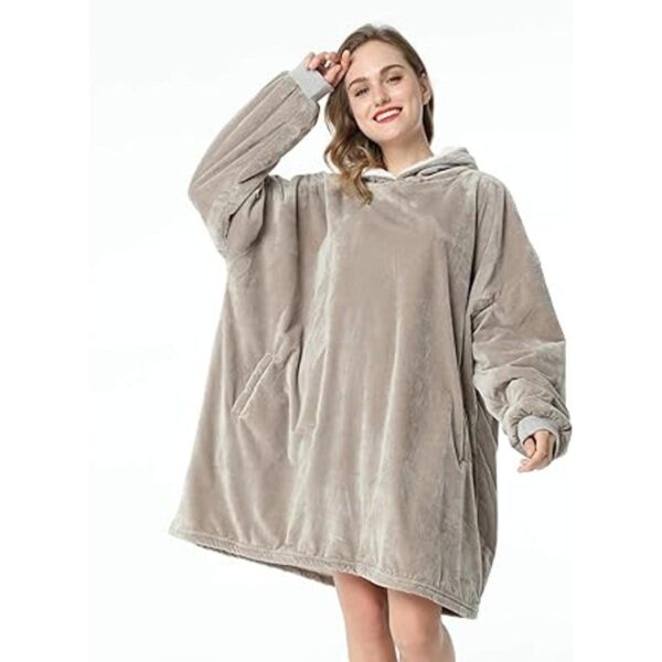 LetsFunny Sudadera holgada con capucha estilo cobija