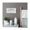 Letrero de reglas de baño decoración de pared de baño de_4