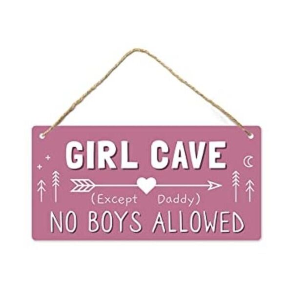 Letrero de cueva para niñas decoración de habitación de_1