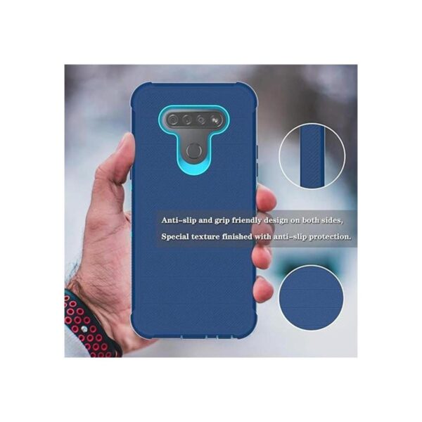 Leptech Funda para LG K51 para LG Q51 con protector de_4