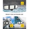 Lepro Luces solares de inundación para exteriores WL5000_6