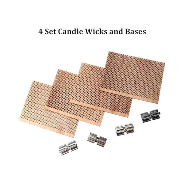 Lenisc Juego de 4 mechas de madera grandes para hacer