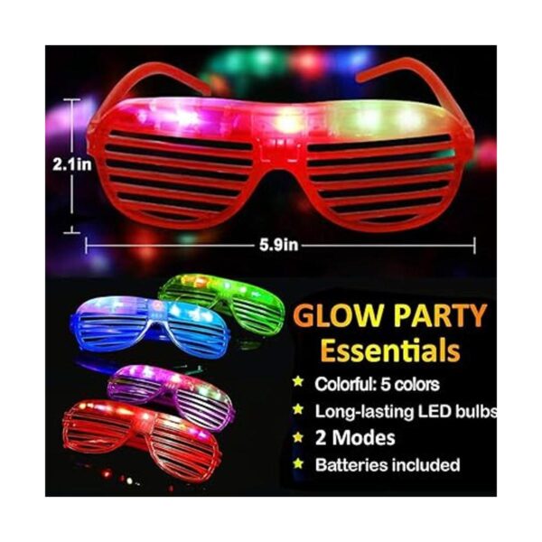Lentes LED que brillan en la oscuridad suministros de_2