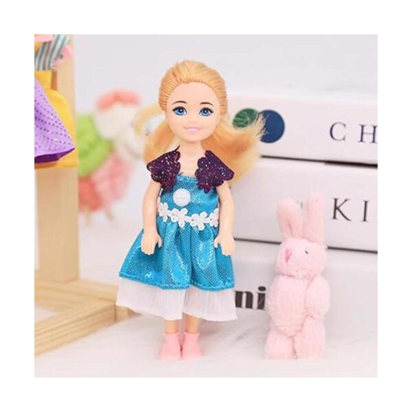 Lembani 10 piezas moda mini princesa muñeca ropa trajes_5