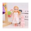 Lembani 10 piezas moda mini princesa muñeca ropa trajes_3