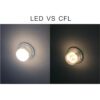 Legental Bombilla LED Mini Puck GU24 de 10 W con resorte