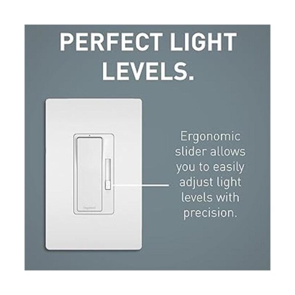 Legrand RHCL453PWPW Interruptor de luz radiante con placa_2