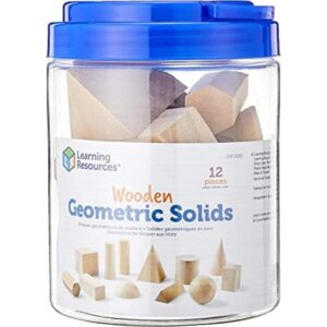 Learning Resources Sólidos geométricos formas de madera_1