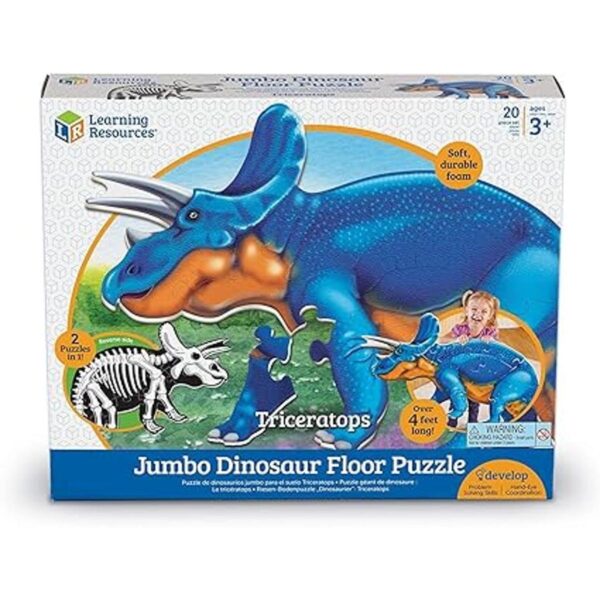 Learning Resources Rompecabezas de suelo de dinosaurio_5