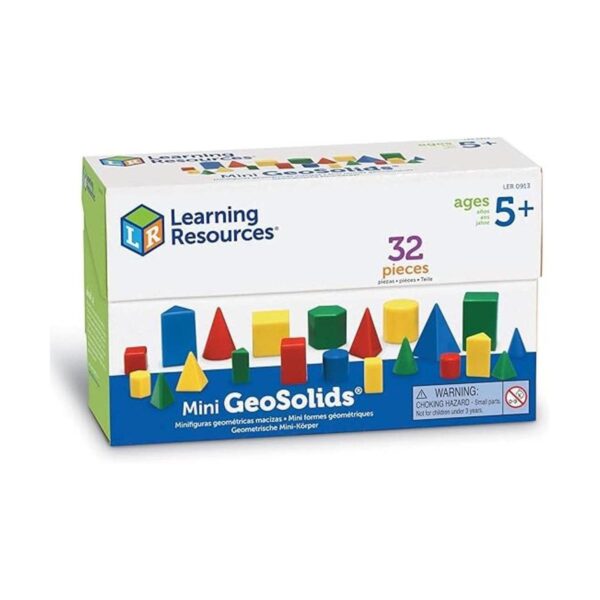 Learning Resources Mini GeoSolids geometría para niños