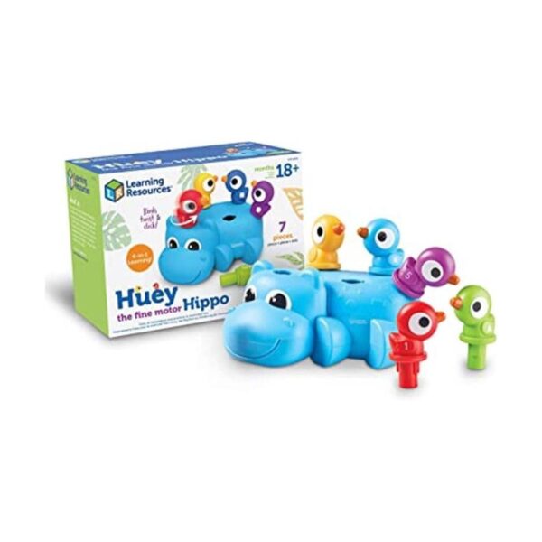 Learning Resources Huey The Fine Motor Hipopótamo juguete_1