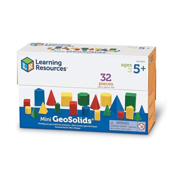Learning Resources Mini GeoSolids geometría para niños
