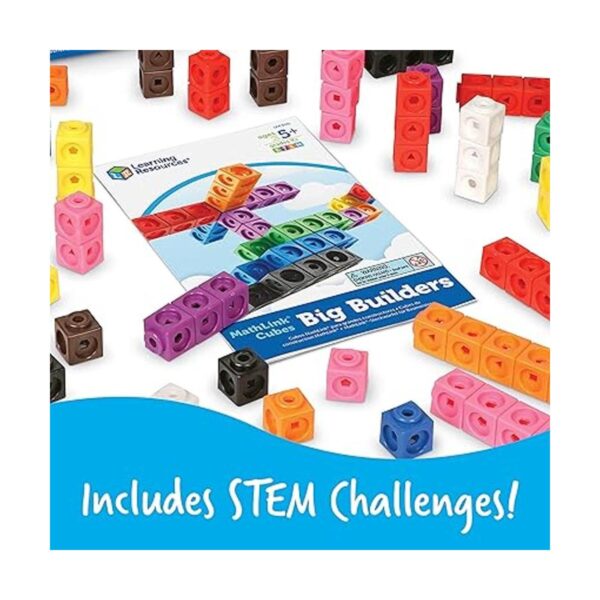 Learning Resources MathLink Cube Big Builders Juego de_5