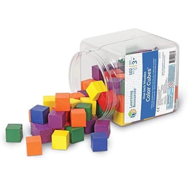 Learning Resources Cubos de color de madera_5
