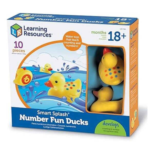 Learning Resources Juego de 10 patos multicolor 3 L x_6