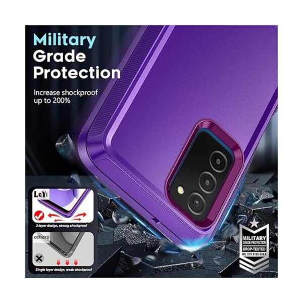 LeYi Funda para Samsung A03S funda para teléfono Samsung_4