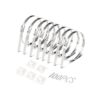 Lazos de acero inoxidable 100 lazos de escape de acero
