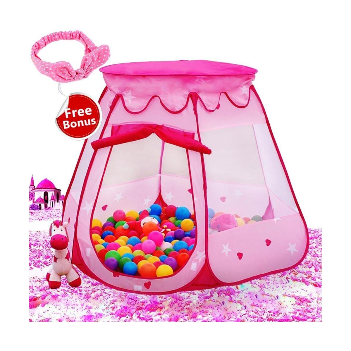 Le Papillon Tienda de campaña de princesa rosa para niñas