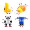 Laxdacee Juguetes de viento paquete de 24 mini juguetes_3