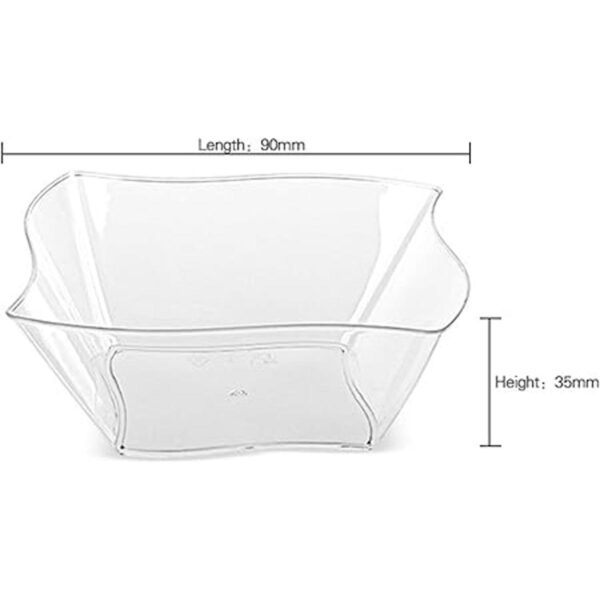 Lawei Juego de 100 mini tazas de postre con cucharas mini
