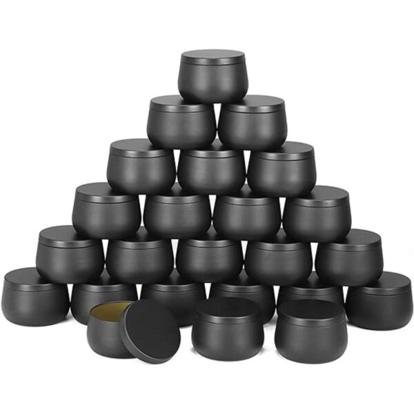 Latas de velas de 8 onzas con tapas tarros de velas