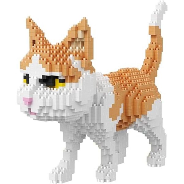 Larcele Juego de mini bloques de construcción de animales_1