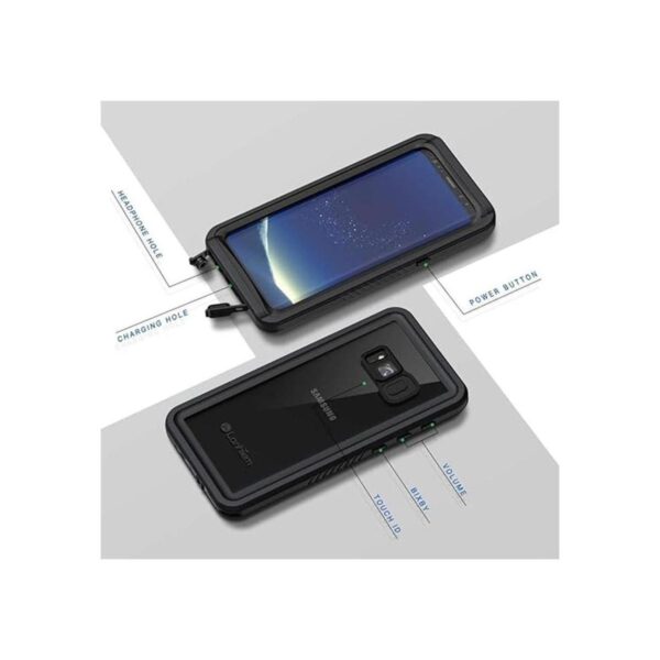 Lanhiem Funda para Samsung Galaxy S8 IP68 impermeable a_5