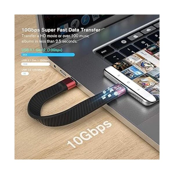 Lamtoon Cable USB C corto de 100 W sincronización de_2
