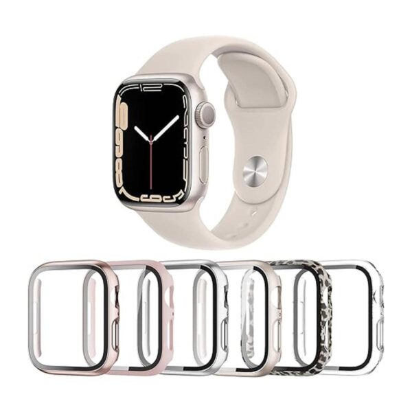 Landhoo Paquete de 6 fundas para Apple Watch SE 2022_1