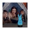 Lampeez Lámpara de conejo 3D con luz nocturna de conejo_2
