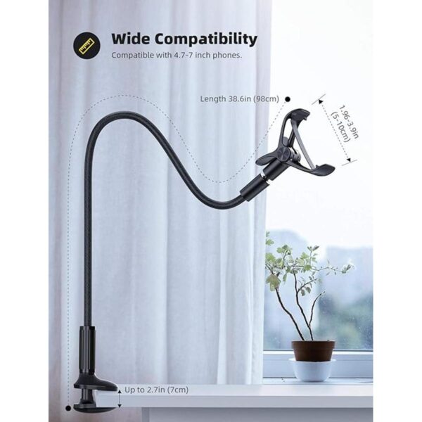 Lamicall Soporte para teléfono de cuello de cisne para_5