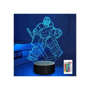 Lampeez Lámpara nocturna de portero de hockey sobre hielo_1