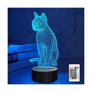 Lampeez Lámpara 3D de gato de luz nocturna de gatito_1