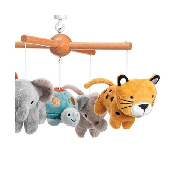 Lambs Ivy Wild Life Musical Baby Nursery Cuna móvil_3