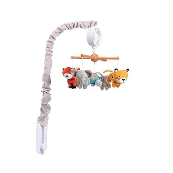 Lambs Ivy Wild Life Musical Baby Nursery Cuna móvil_6