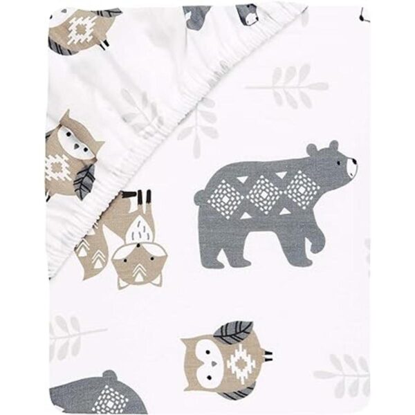 Lambs Ivy Woodland Forest Sábana bajera ajustable para_3