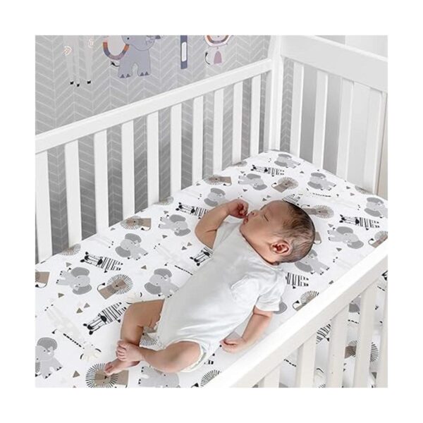 Lambs Ivy Jungle Safari Juego de ropa de cama de 6_3