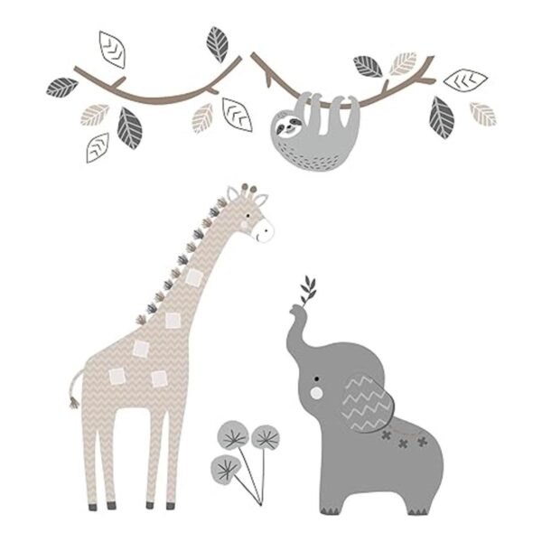 Lambs Ivy Baby Jungle Animals Juego de ropa de cama de