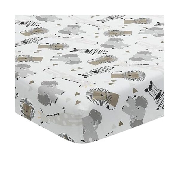 Lambs Ivy Jungle Safari Juego de ropa de cama de 6_5