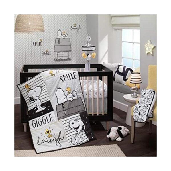 Lambs Ivy Classic Snoopy Juego de ropa de cama de 3_1