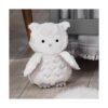 Lambs Ivy Luna Peluche de búho de peluche blancogris_3