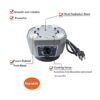 Lab Vibrator 4 Round Shaker Oscillator Gypsum Mixing_3